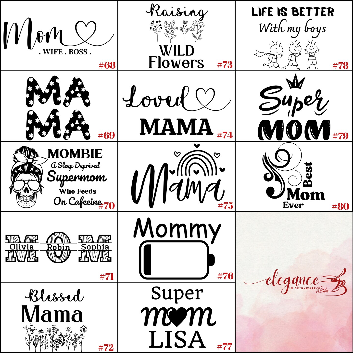 Custom Floral Mama Mug With Est Date Mothers Day Gift, Mommy