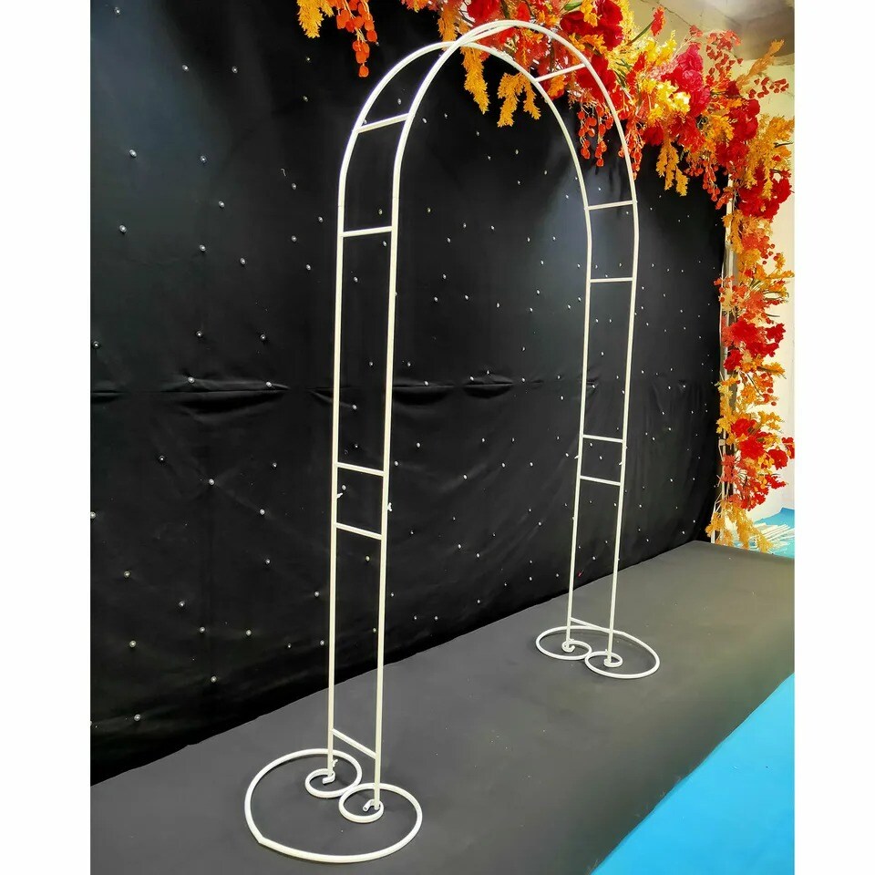 7.5Ft Lightweight Metal Arch Wedding Garden Bridal Party Arbor Arches Prom Decor