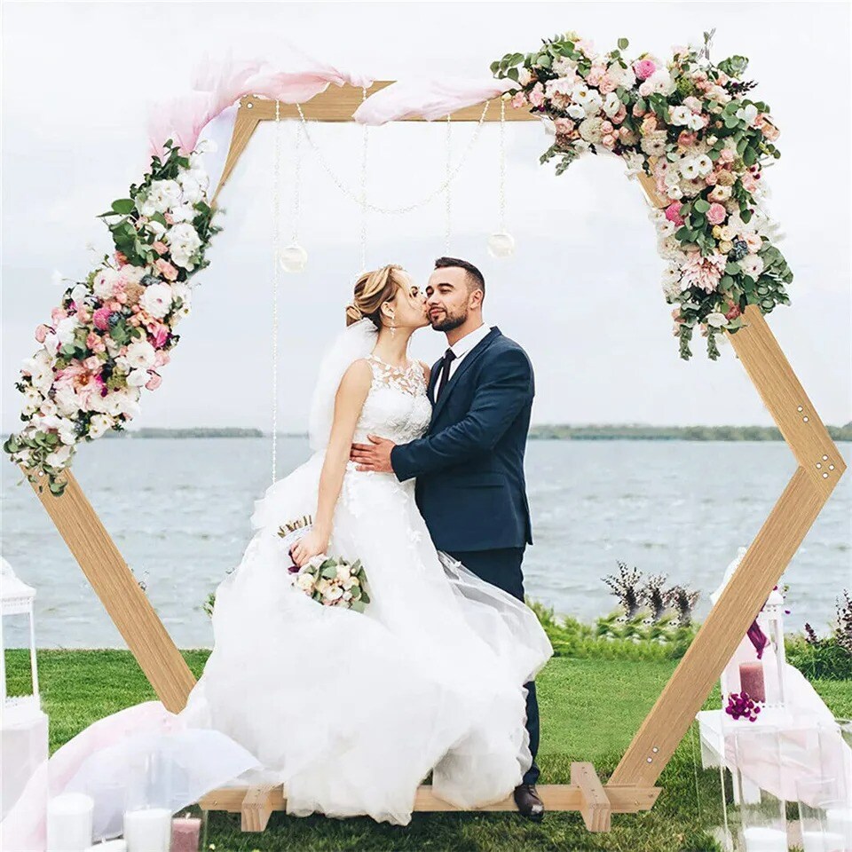 Gorgeous Wedding Arbor Wedding Backdrop Stand Wooden Arch f Garden Wedding Party