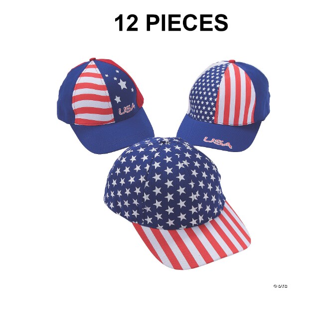 Bulk 72 Pc. Red, White &#x26; Blue Name Buttons
