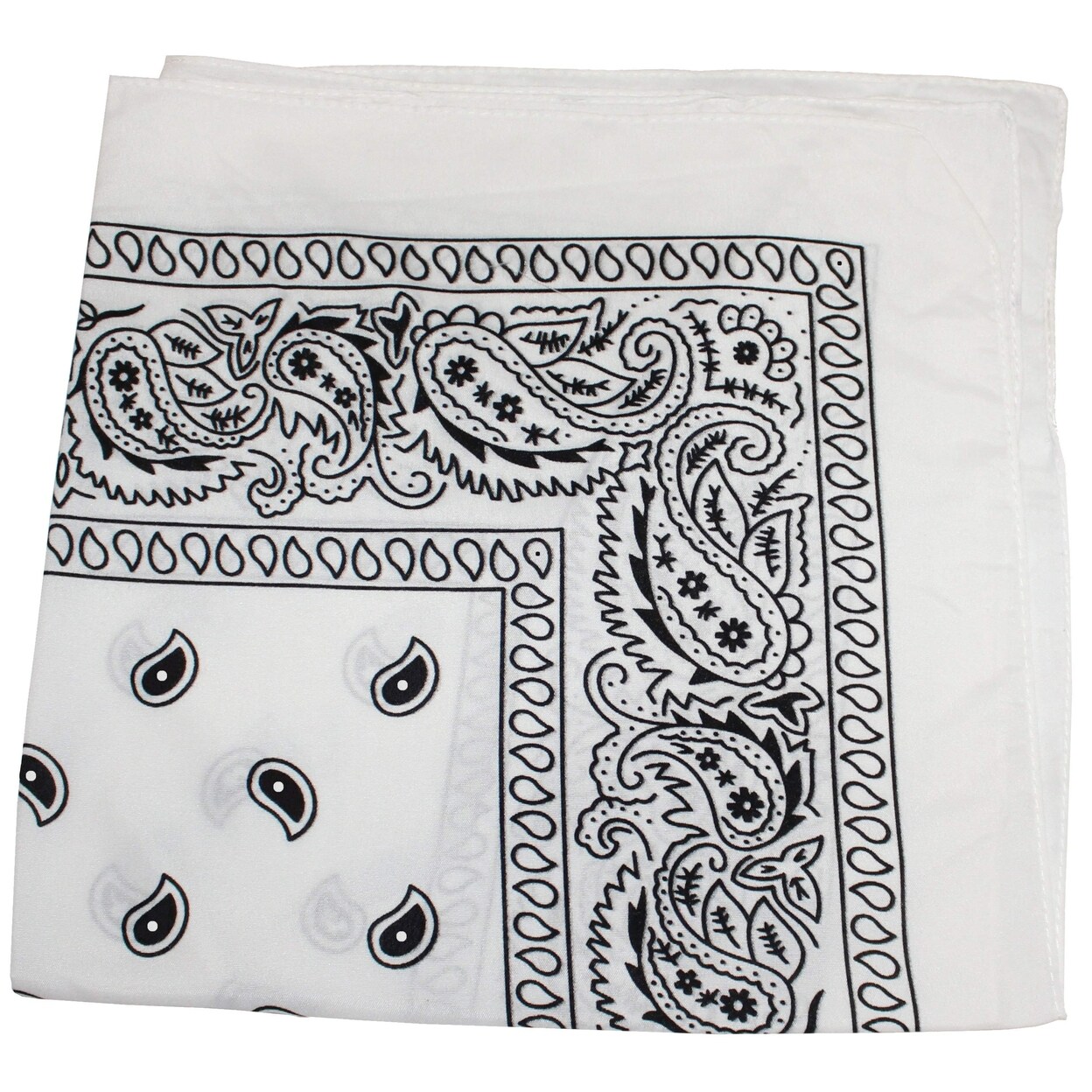 Uni Style Apparel Pack of 30 Polyester 22 x 22 Inch Paisley Printed Bandanas