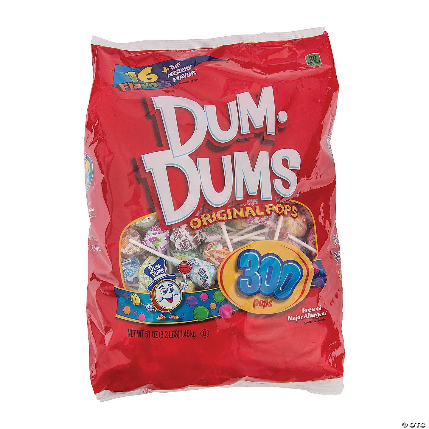 51 oz. Bulk 300 Pc. Dum Dum Lollipops Big Pack