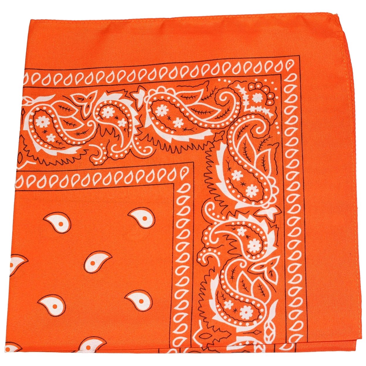 X-Large Paisley Bandana 27X27 Inches 100% Cotton Unisex Soft Breathable Fashion