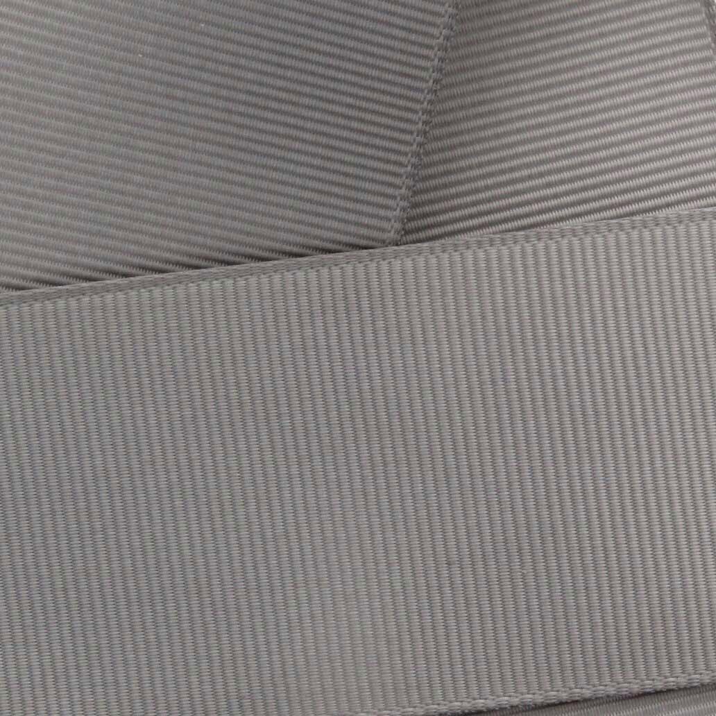 3&#x22; Grosgrain Ribbon Solid 012 Silver 100yd
