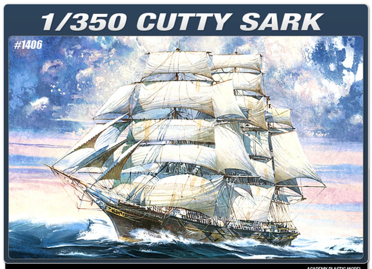 Academy  1/350 Cutty Sark Plastic Model