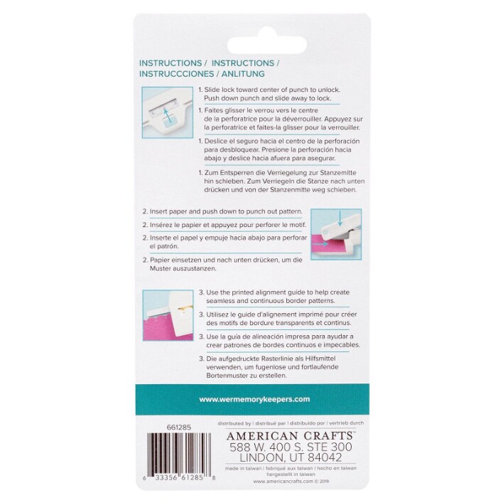 We R Memory Keepers Edge Punch-Scallop Diamond 661285 by American Crafts