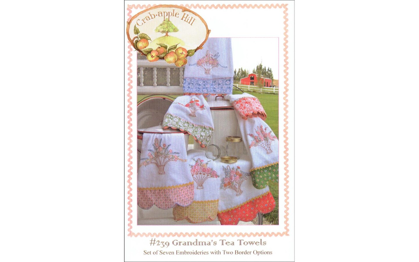 Crabapple Hill Grandma&#x27;s Tea Towels Ptrn