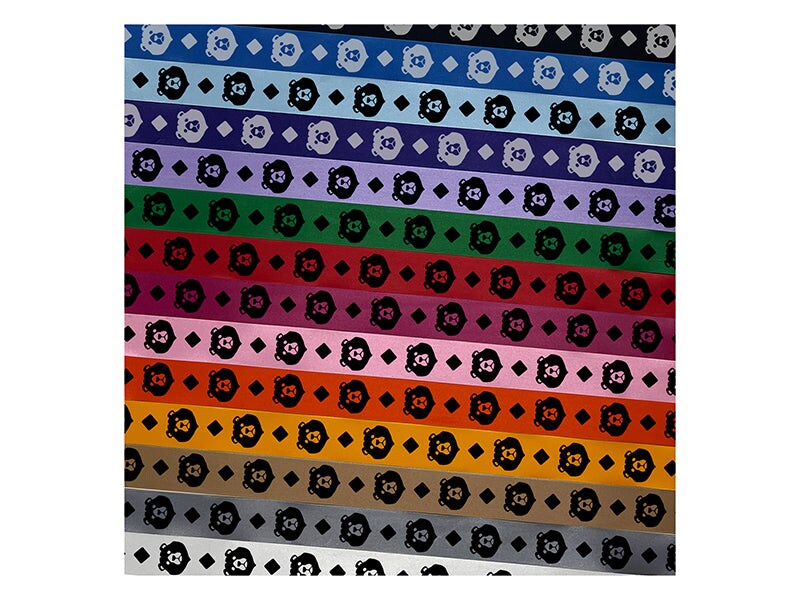 Black Bear Head Satin Ribbon for Bows Gift Wrapping - 1" - 3 Yards