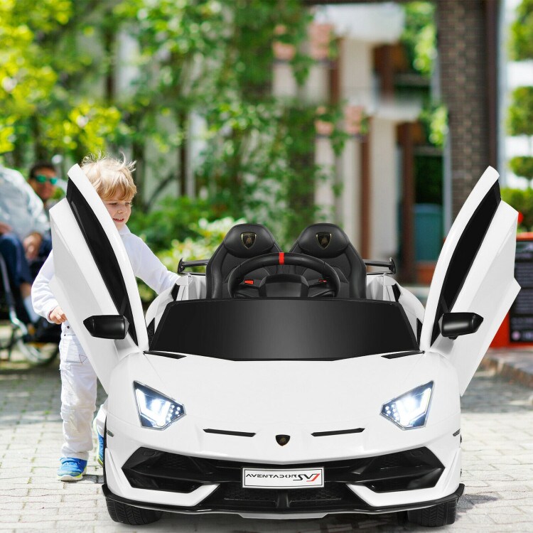12 V Lamborghini Licensed Kids Ride-On Car with Trunk and Music Function