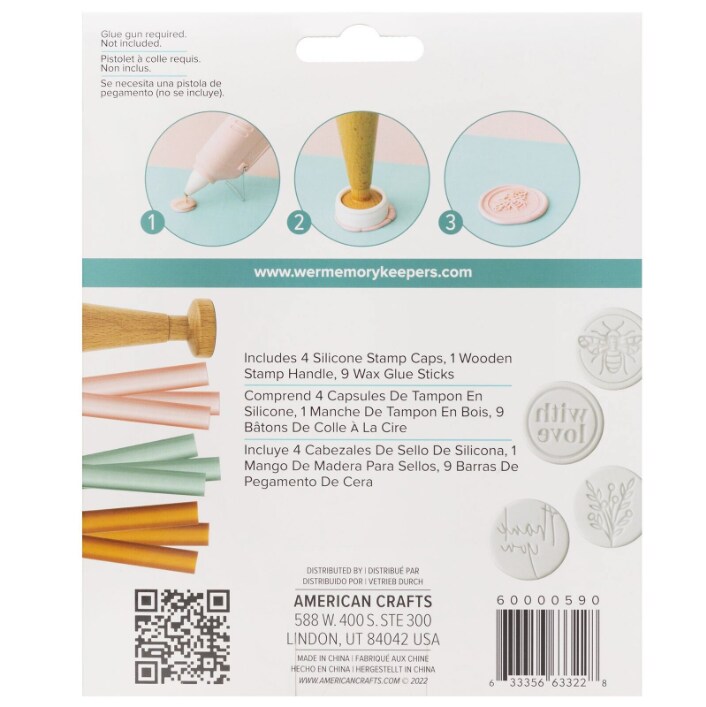 We R Memory Keepers Envelope Seal Kit-With Love -60000590