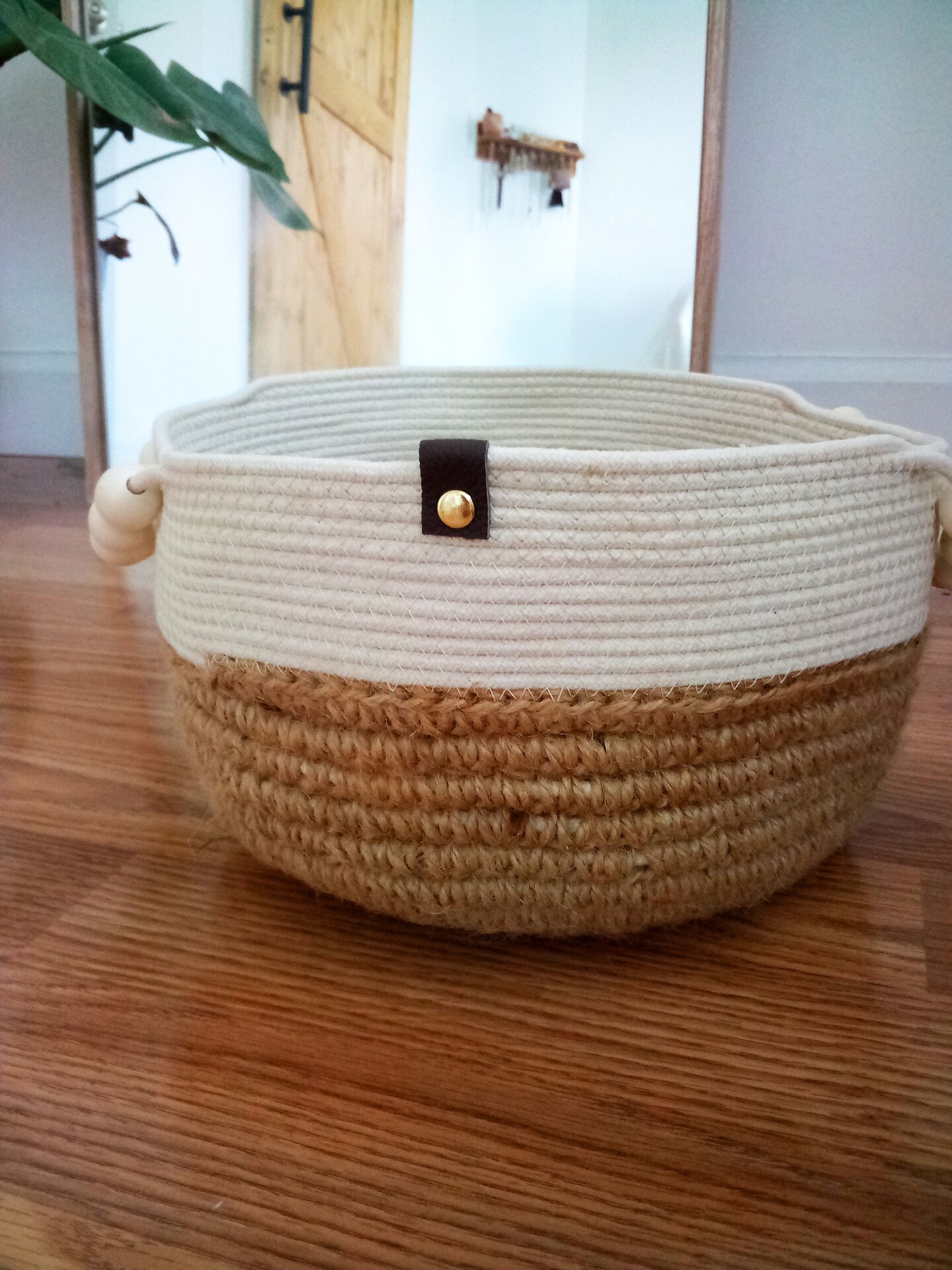 Rope Basket, Fall Decor, Storage Basket, Crochet Basket, Gift