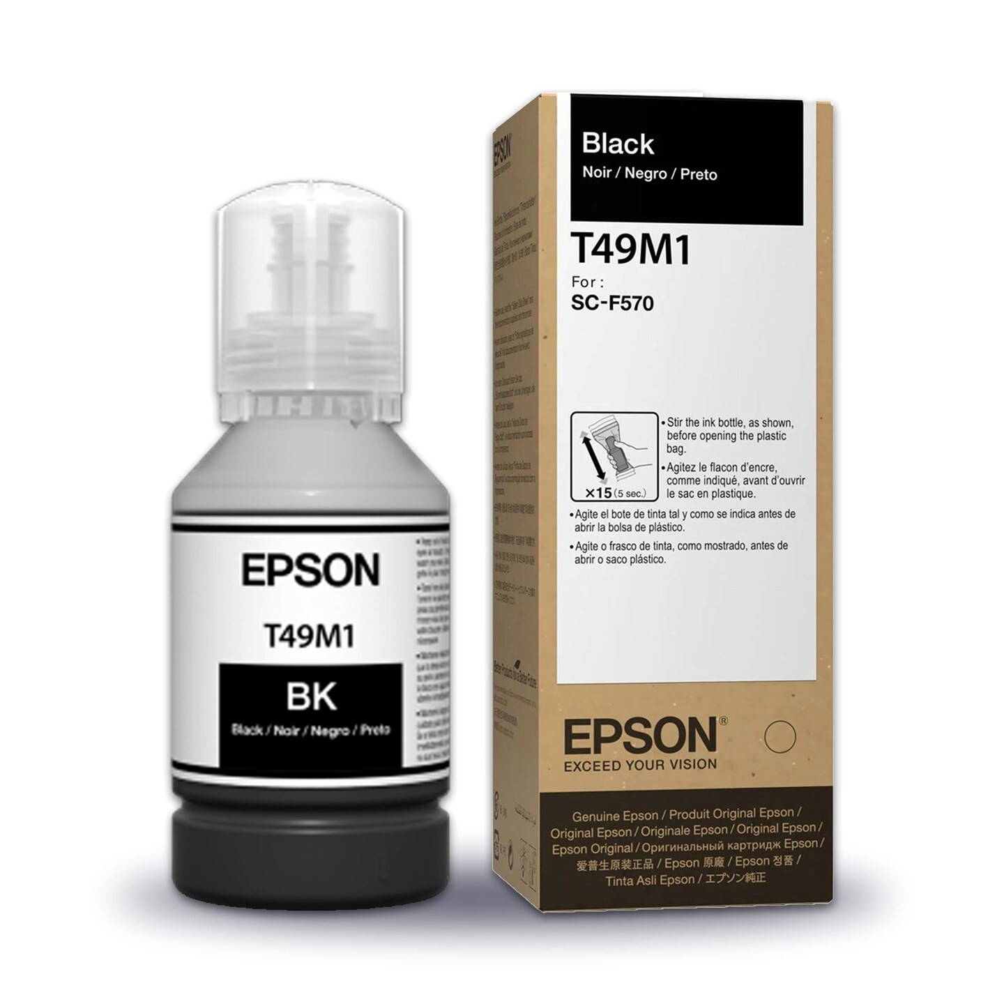 Epson SureColor 4 Pack Ink Set &#x26; Tank for Epson F570