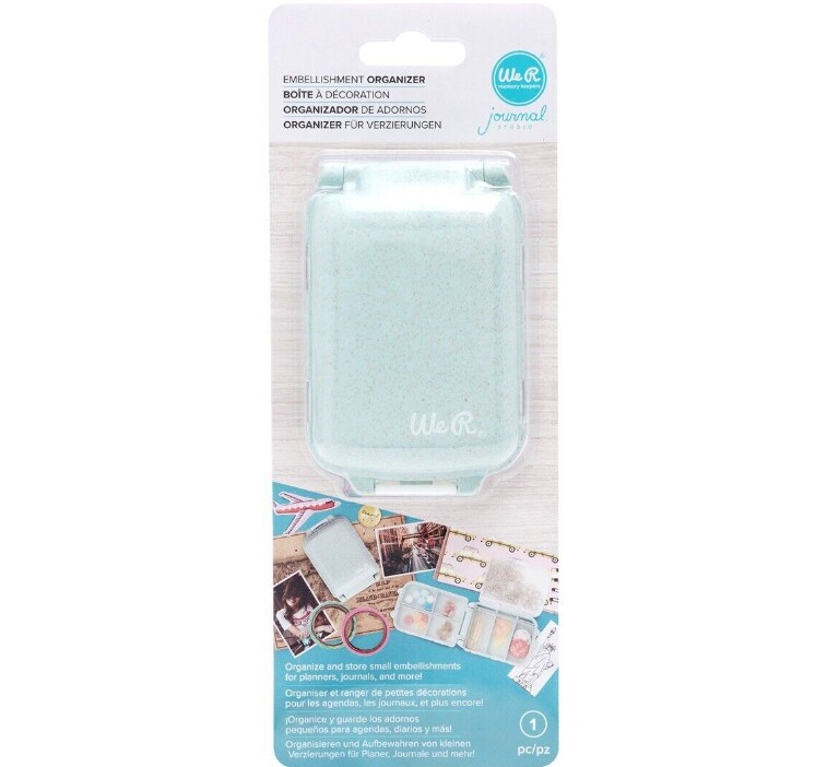 We R Memory Keepers JOURNAL STUDIO - EMBELLISHMENT ORGANIZER 3" X 4" MINT 660515