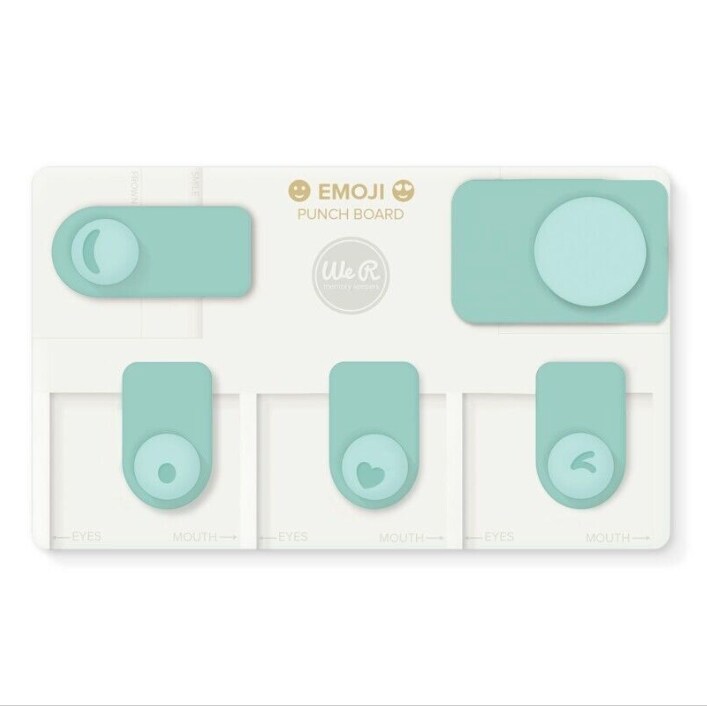 American Crafts TOOL - We R Memory Keepers - EMOJI PUNCH BOARD 661810