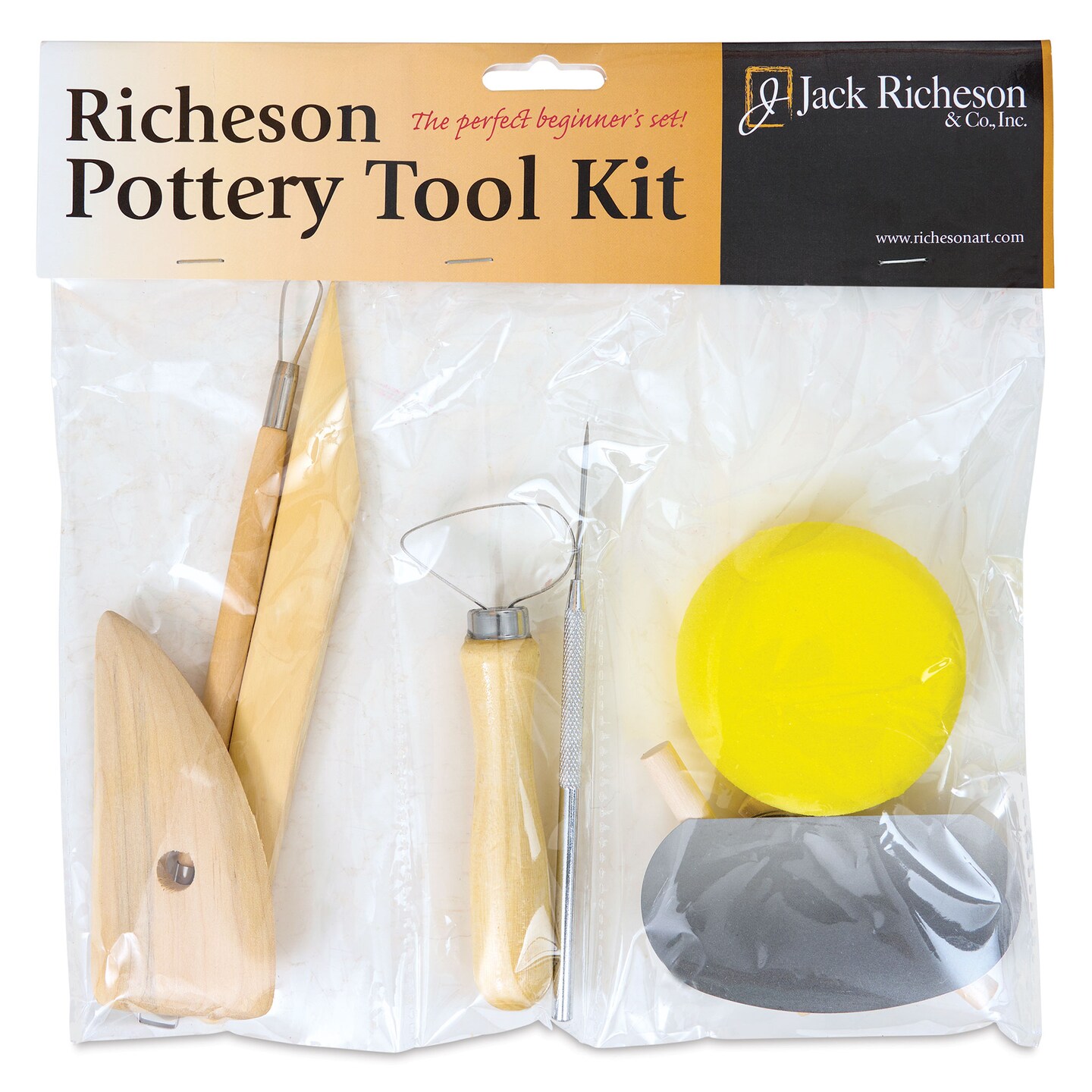 Potter's Tool Kit with 8 Essential Tools