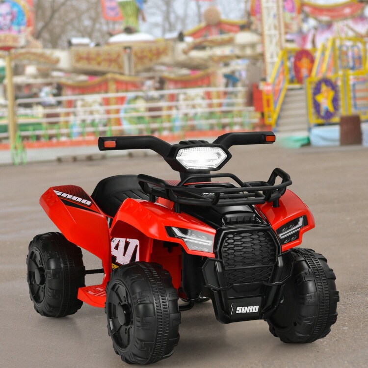 Multi-Functional 6V Kids Electric Ride On Car with LED Head Light and Charging Hole