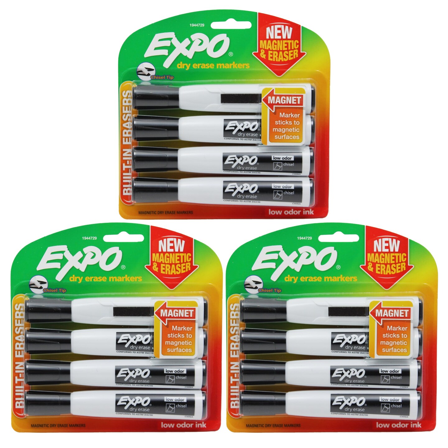 Dry Erase Markers - Set of 4