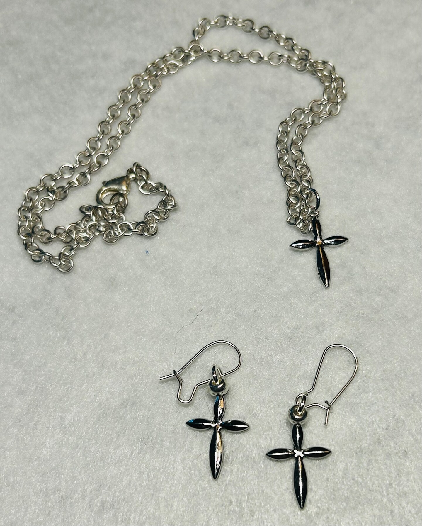 Sterling Silver Necklace set MakerPlace by Michaels