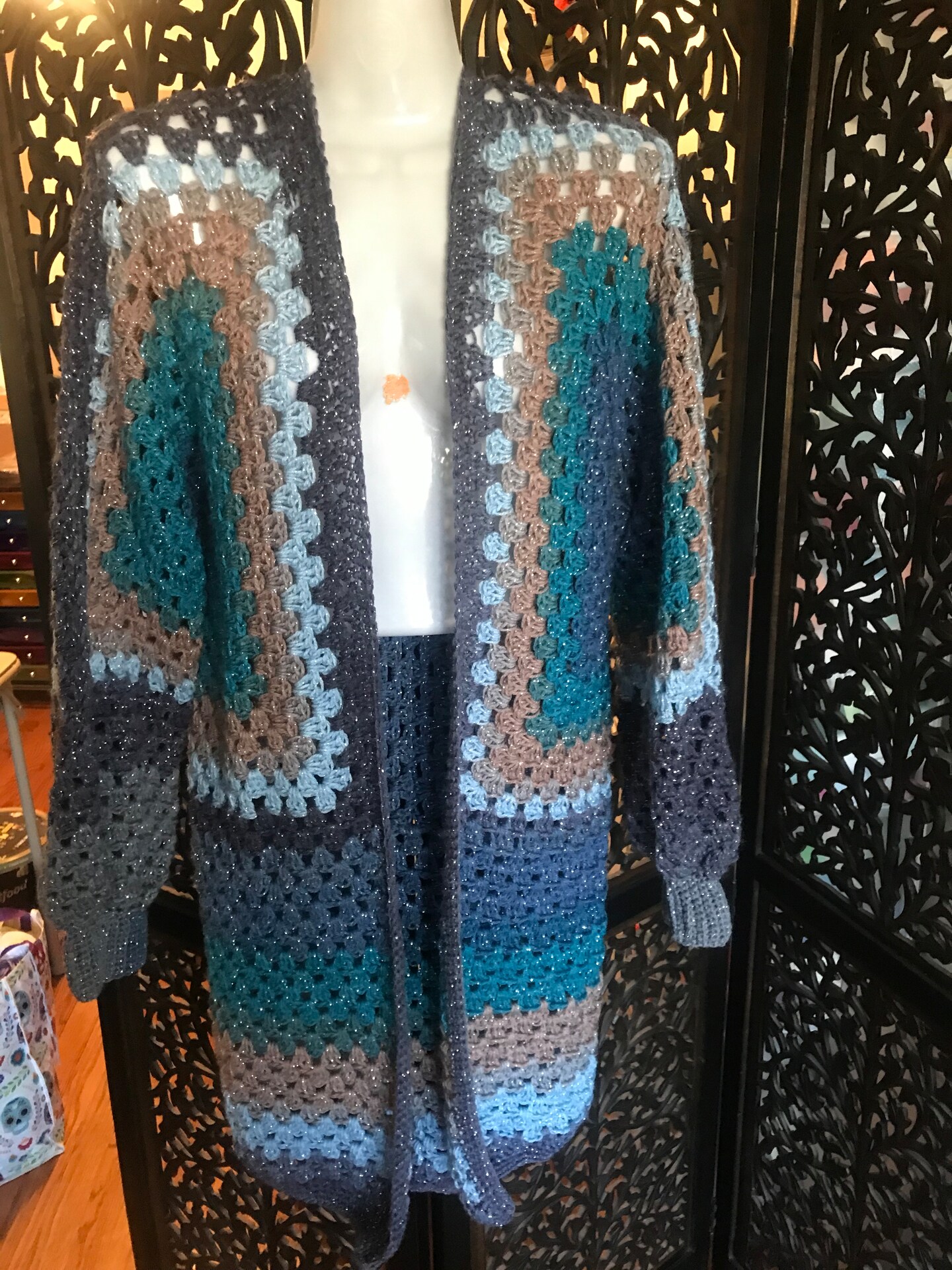 Handmade crochet outlet cardigan