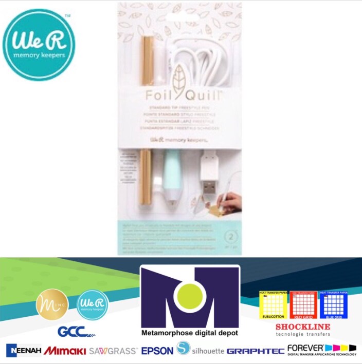 American Crafts TOOL - We R Memory Keepers - FOIL QUILL - FREESTYLE PEN - STANDARD TIP 661015