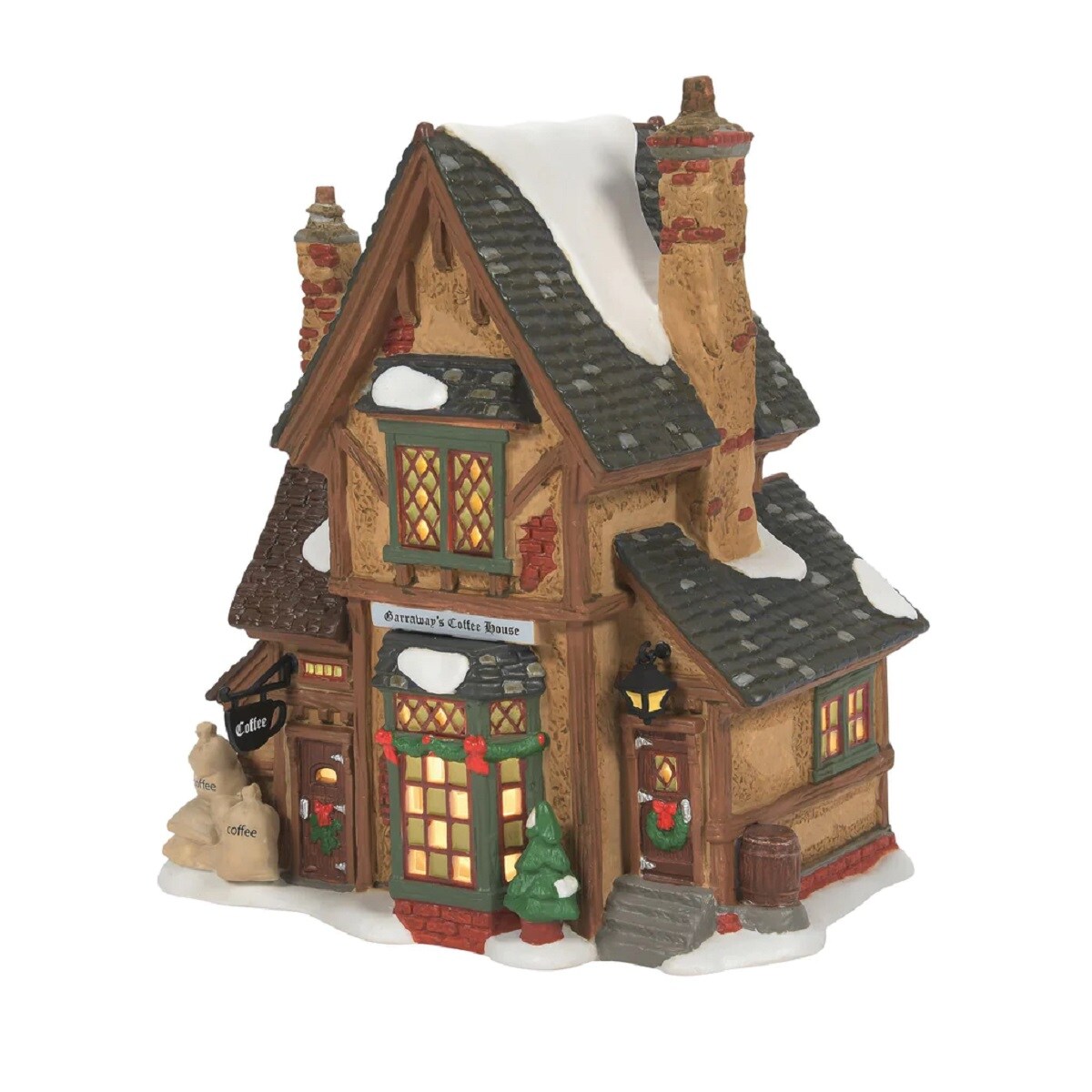 Department 56 Department 56 Dicken's Village Garraway's Coffee House Christmas Lighted Building #6011400