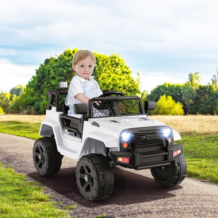 12V Kids Ride On Truck with Remote Control and Headlights