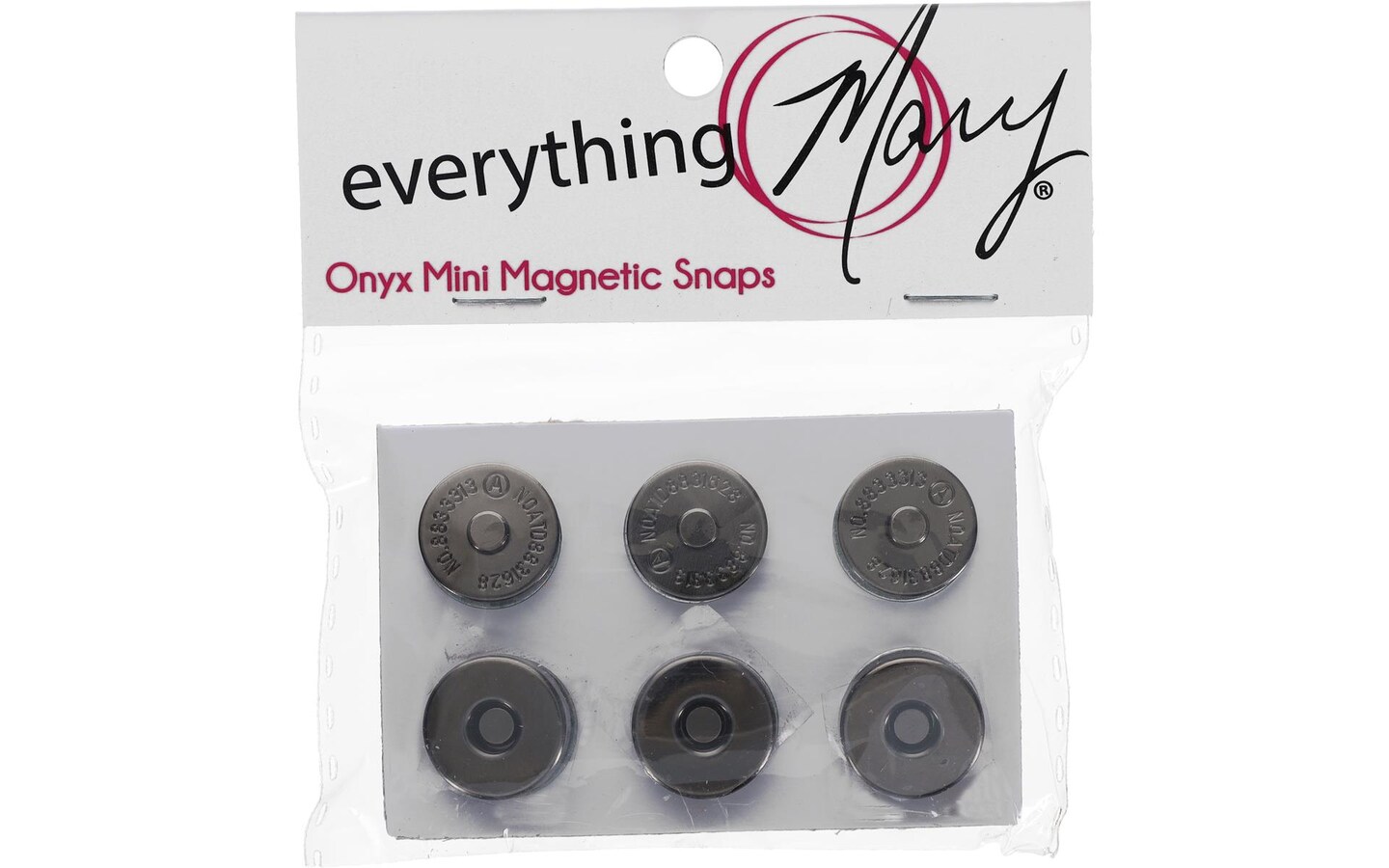 Magnetic Purse Snaps, Onyx