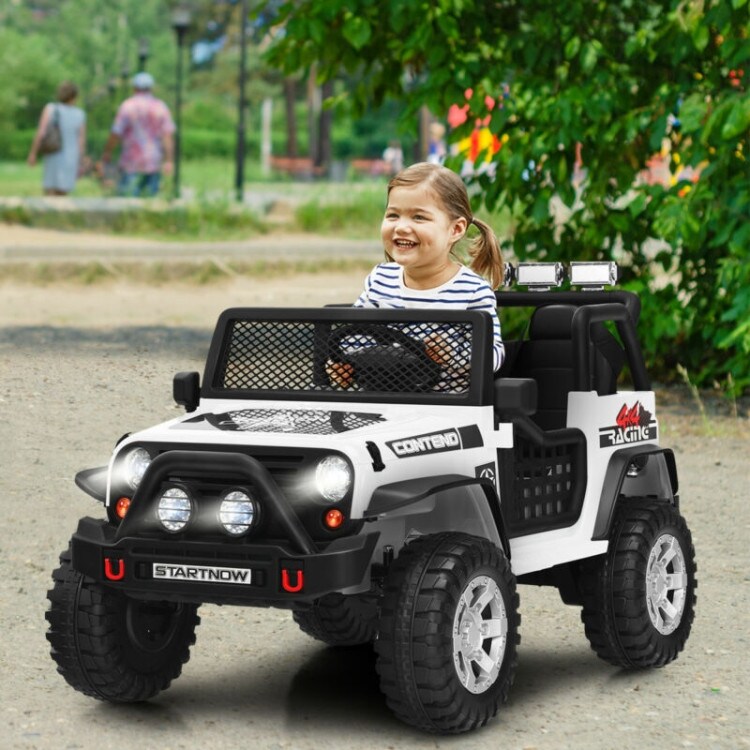 12V Kids Remote Control Electric Ride On Truck Car with Lights and Music