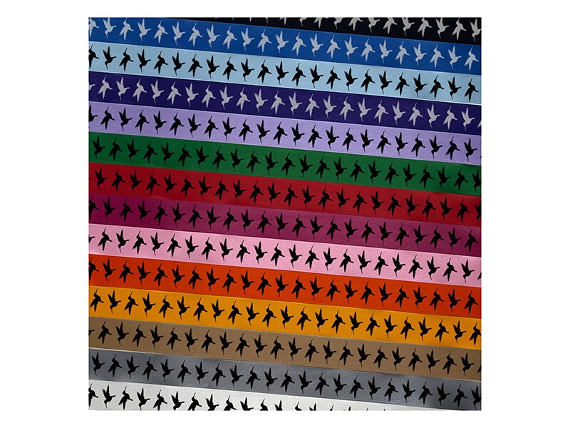 Hummingbird Silhouette Satin Ribbon for Bows Gift Wrapping - 1&#x22; - 3 Yards