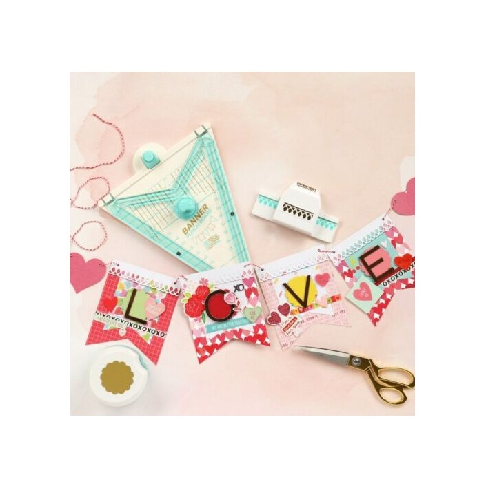 We R Memory Keepers Banner Punch Board 662565 BY American Crafts