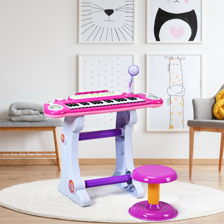 37 Key Electronic Keyboard Kids Toy Piano with a Training Function