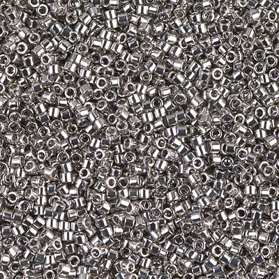 Miyuki Delica Bead 11/0 - DB0038 - Palladium Plated