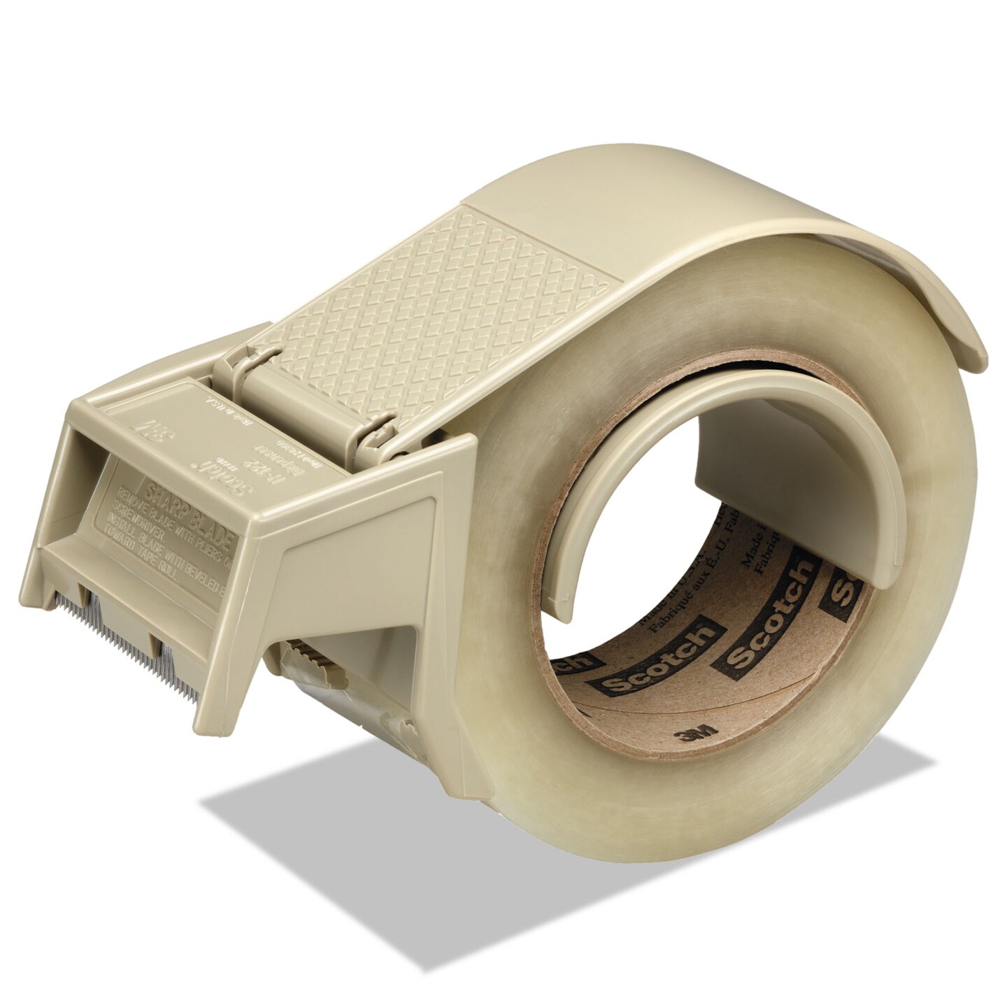 Scotch Compact and Quick Loading Dispenser for Box Sealing Tape 3 Core For Rolls Up to 2 x 50 m Gray