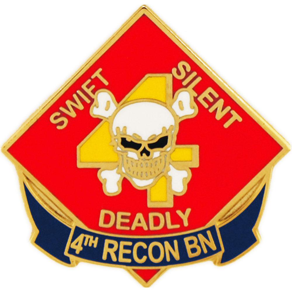 PINS- USMC, Marine Core 004TH RECON BN. (1&#x22;)