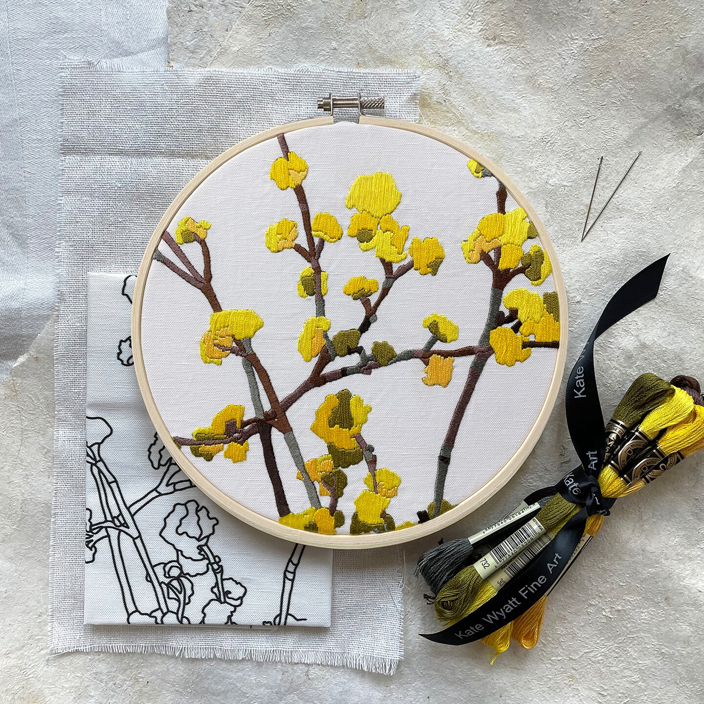 Embroidery Kit - Cornelian Cherry Dogwood