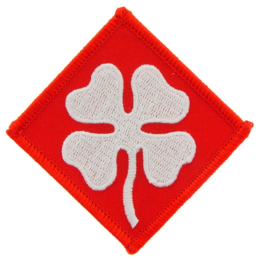 U.S. Army 4th Army Patch Red &#x26; White 3&#x22;&#x27;