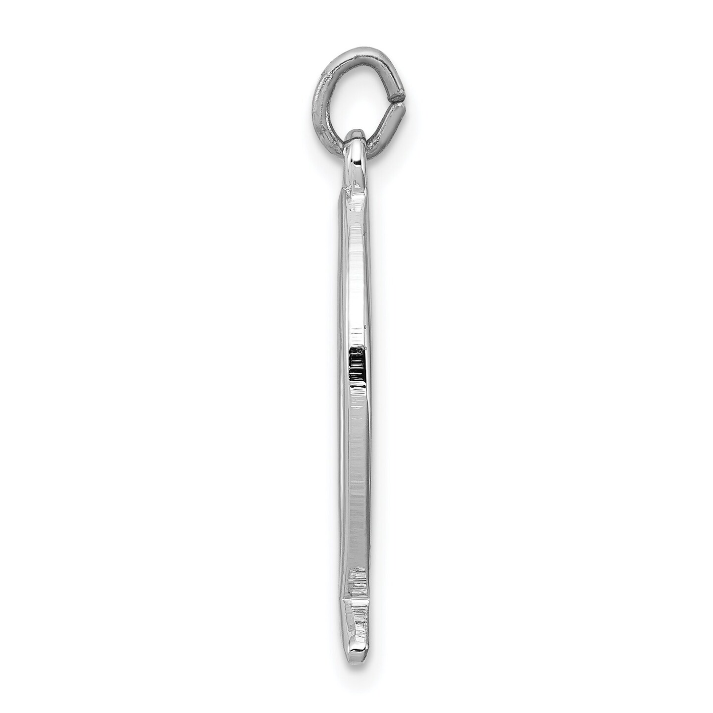Sterling Silver Ichthus Fish Charm Jewerly 24mm x 10mm