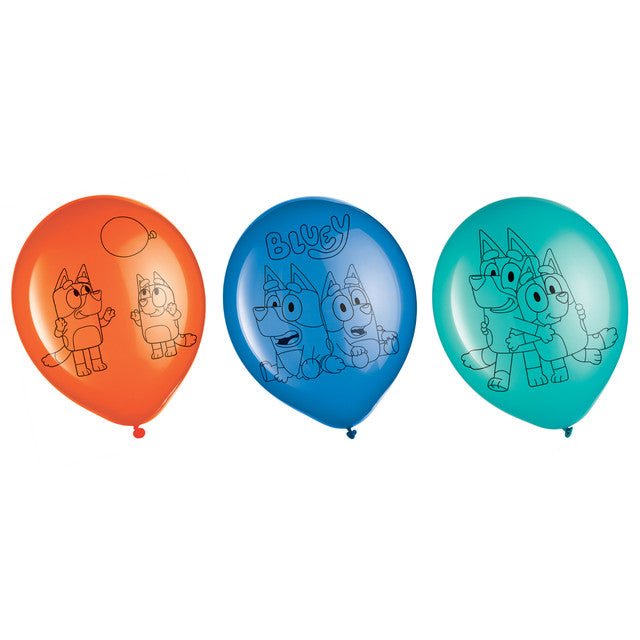 Bluey 12&#x22; Latex Balloons - 6ct