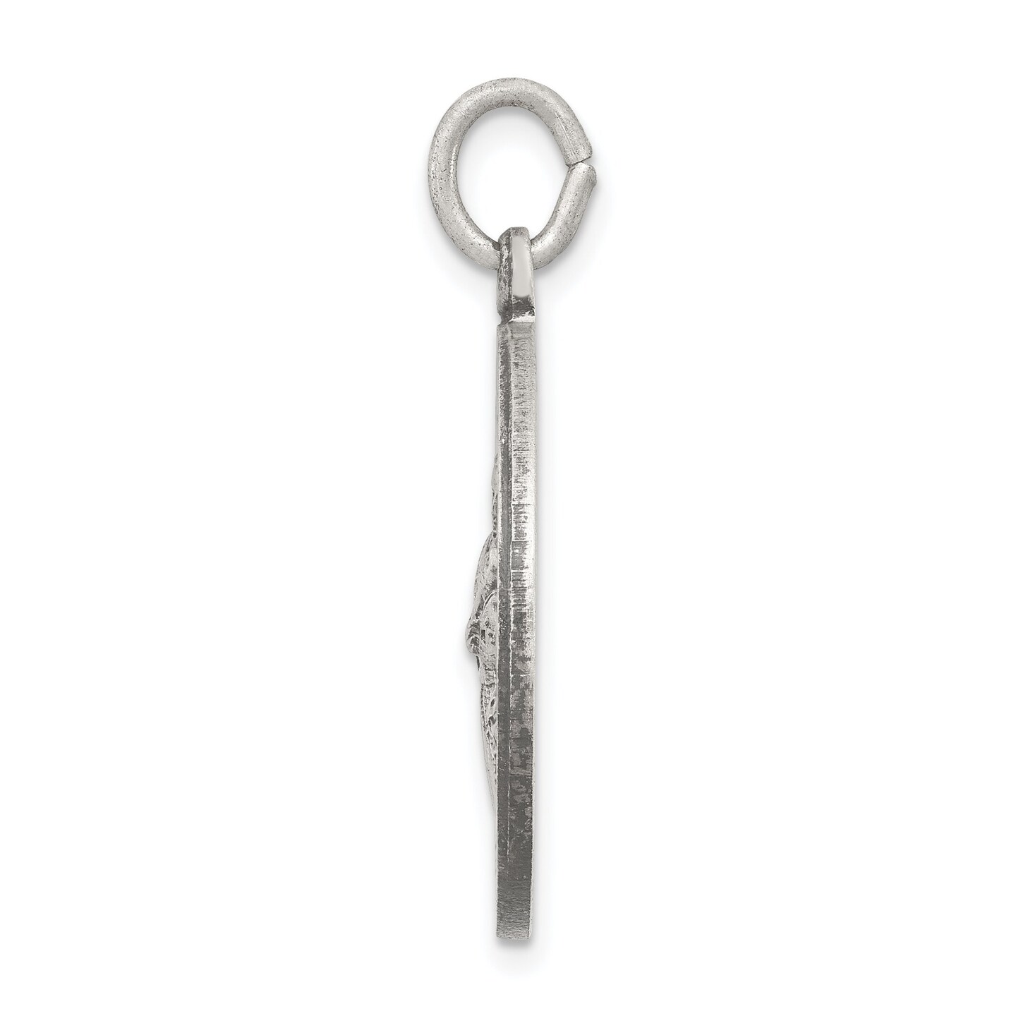 Sterling Silver Saint Gerard Round Medal
