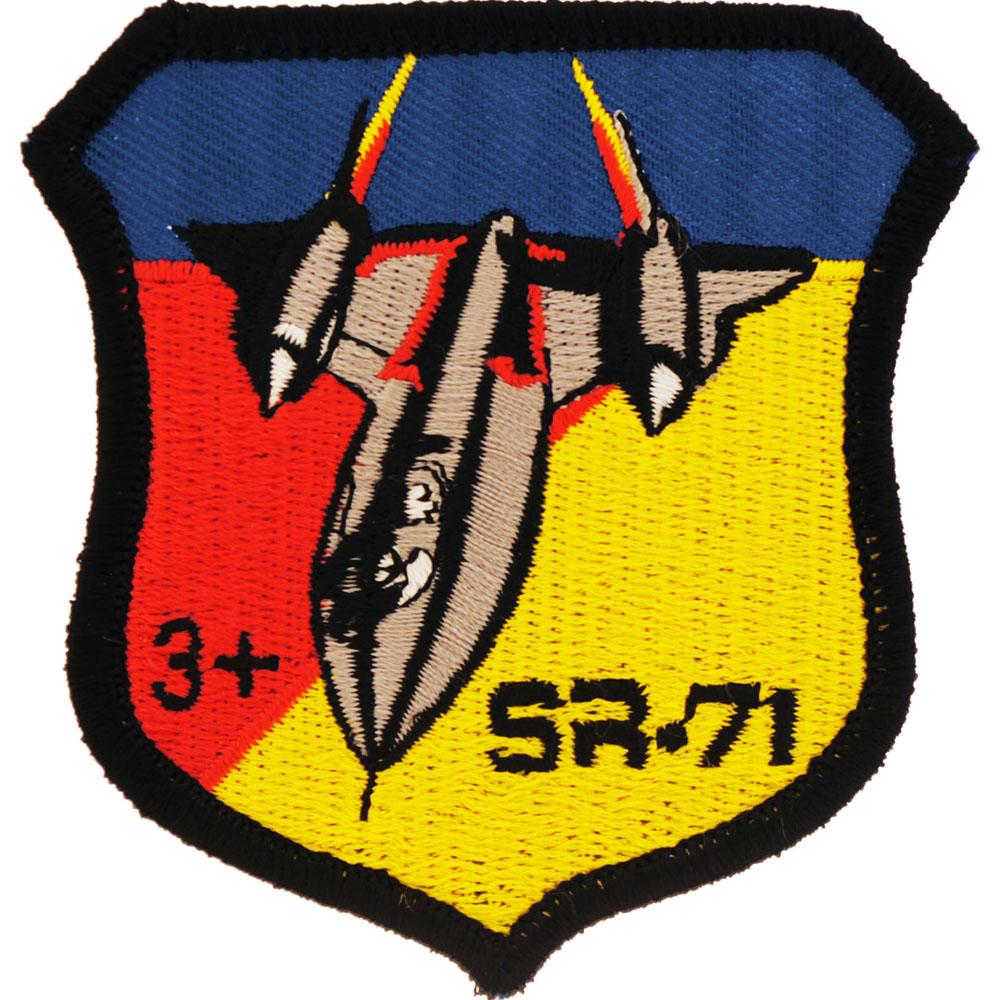U.S. Air Force SR-71 Patch Black &#x26; Red 3&#x22;