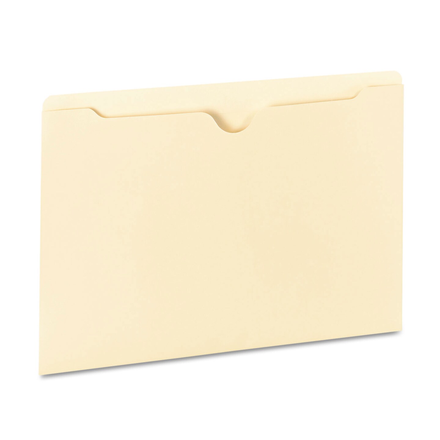 Universal Deluxe Manila File Jackets with Reinforced Tabs Straight Tab Legal Size Manila 100/Box