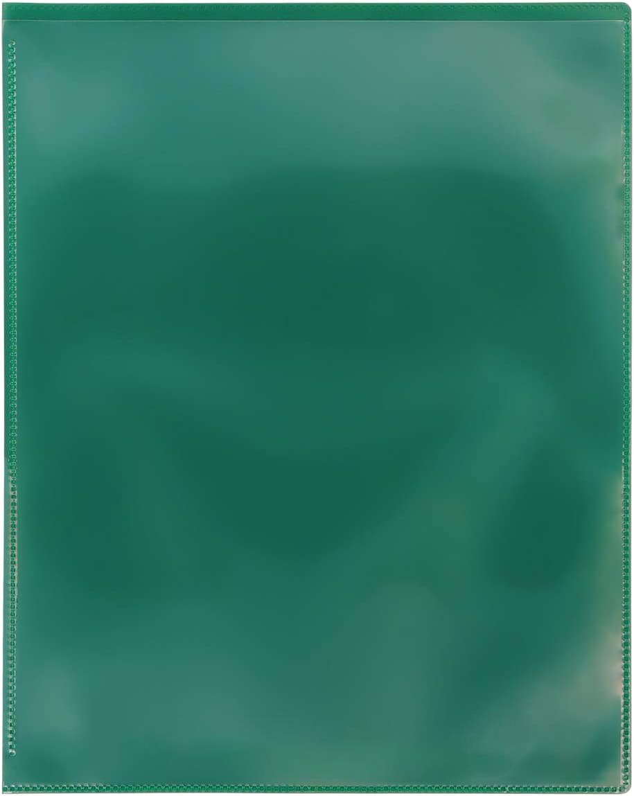 Plastic 2-Pocket Folders - Clear Overlay on Front and Back - Made in U.S.A