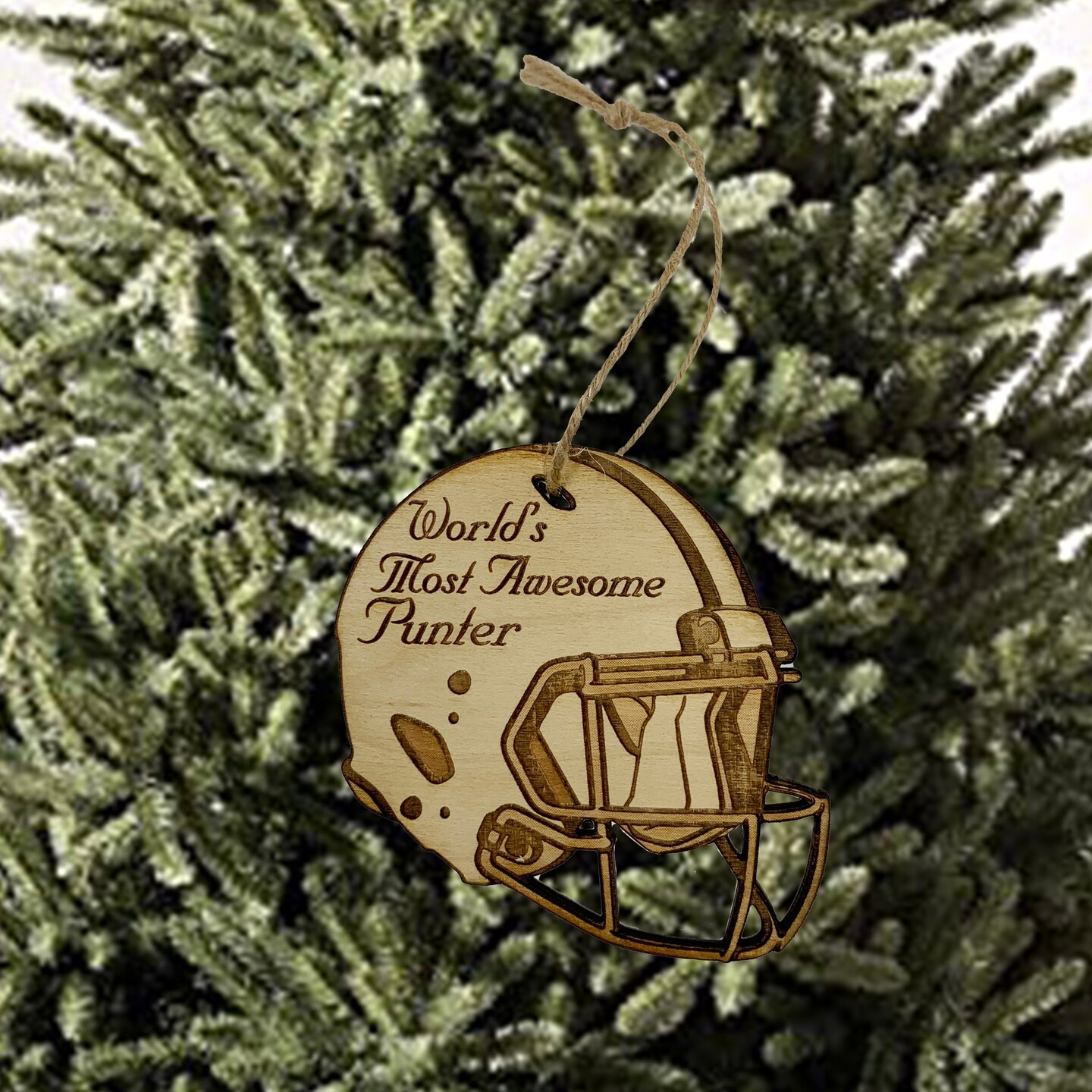 Worlds Most Awesome Herpetologist Snake - Cedar Ornament