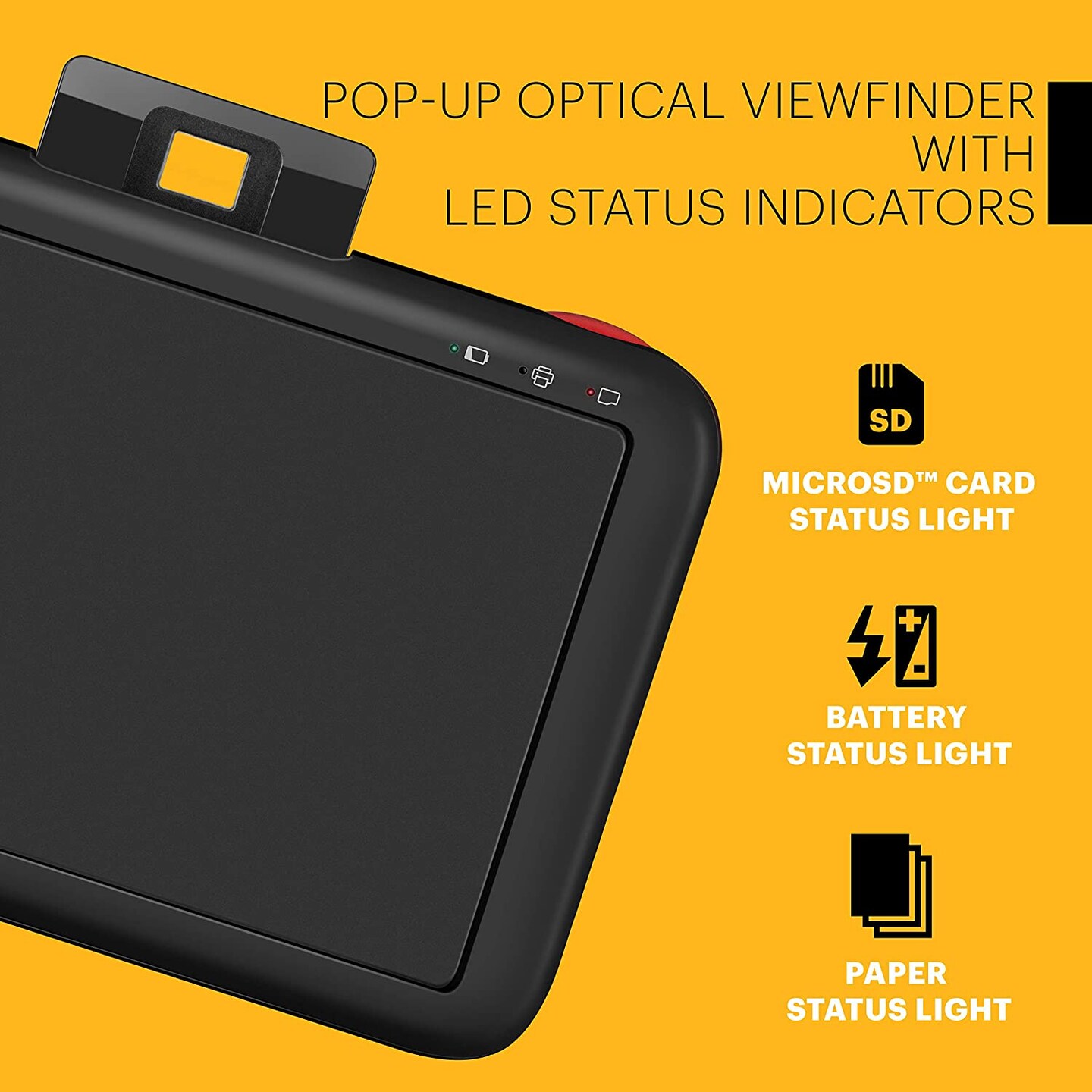 Kodak Step Digital Instant Camera with 10MP Image Sensor, ZINK Technology, Built-in Flash &#x26; 6 Picture Modes