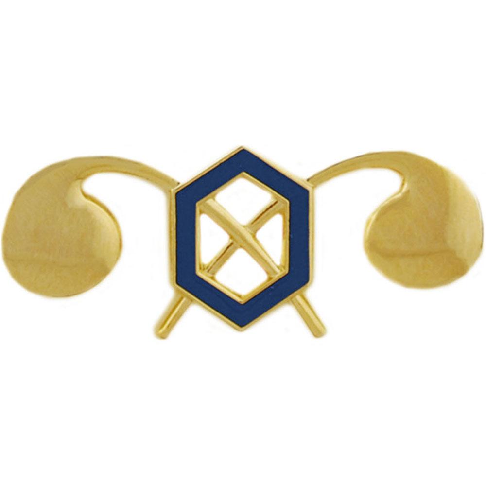 Eagleemblems Pin-Army, Chaplains Cross- (Gld) (2.54 cm