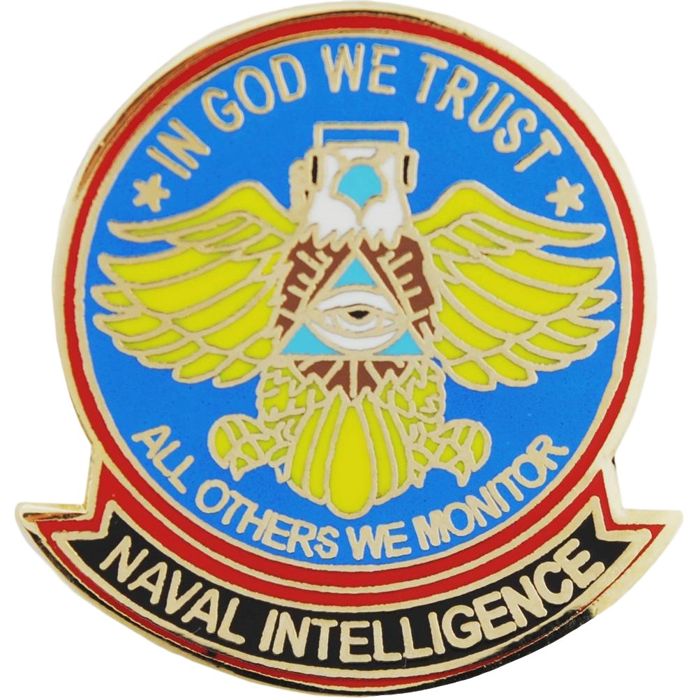 U.S. Navy Intelligence Eagle Pin 1&#x22;