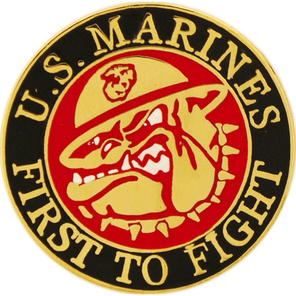 U.S.M.C. Bulldog Pin 1&#x22;