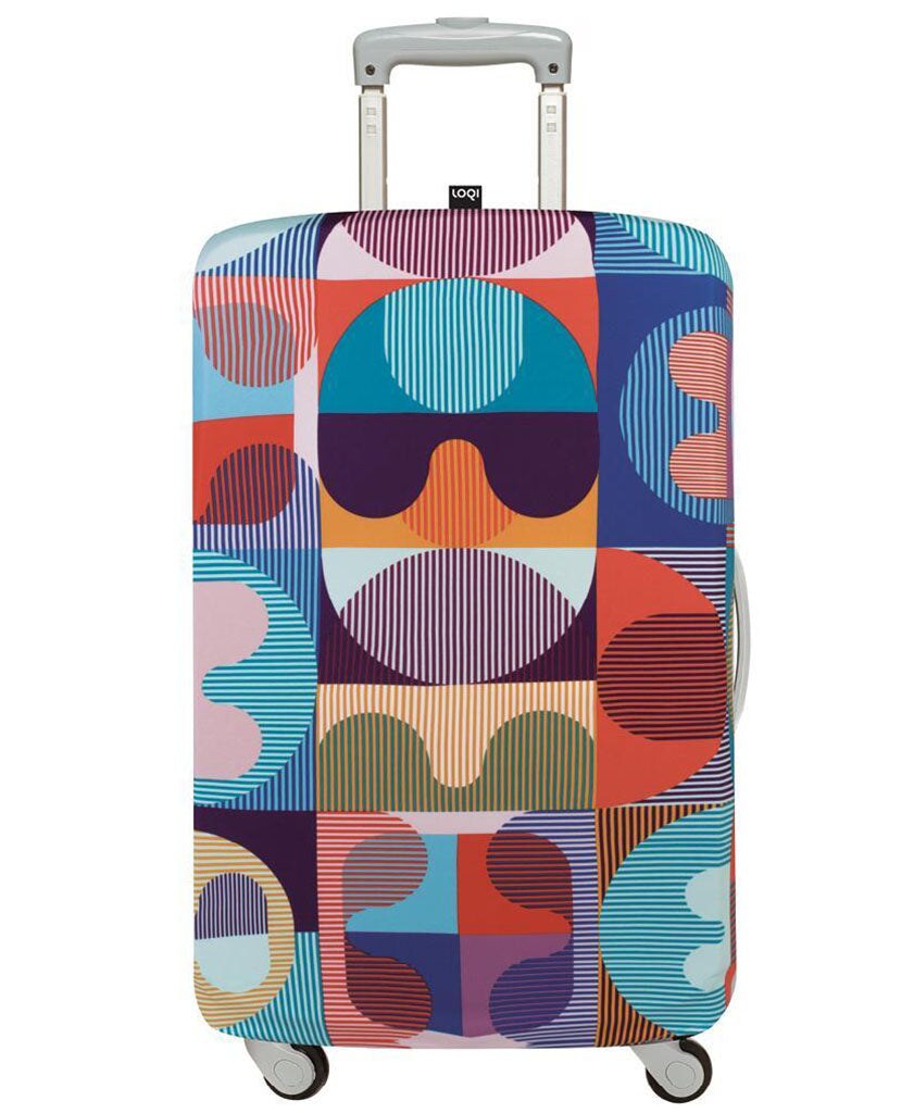 LOQI HVASS&#x26;Hannibal Luggage Cover L, Grid