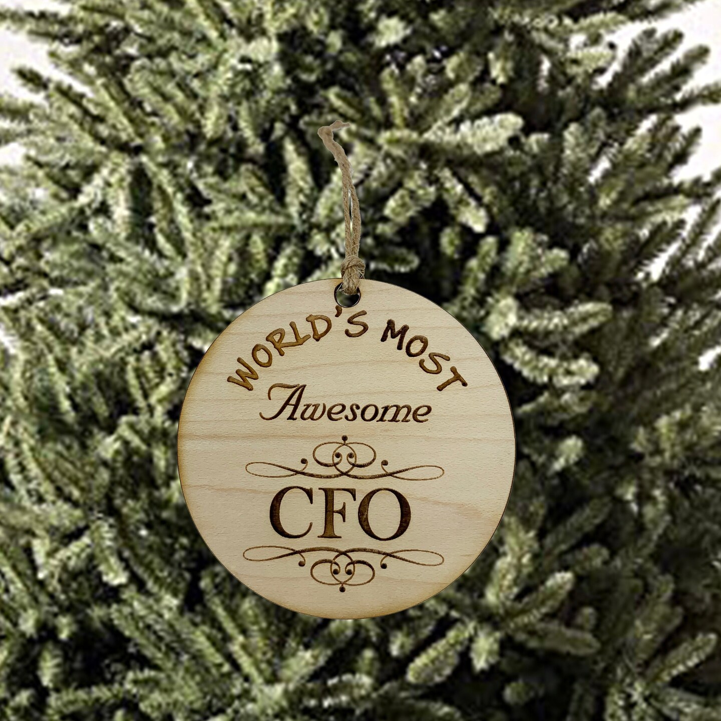 Worlds most Awesome CFO - Ornament Worlds most Awesome CFO - Ornament