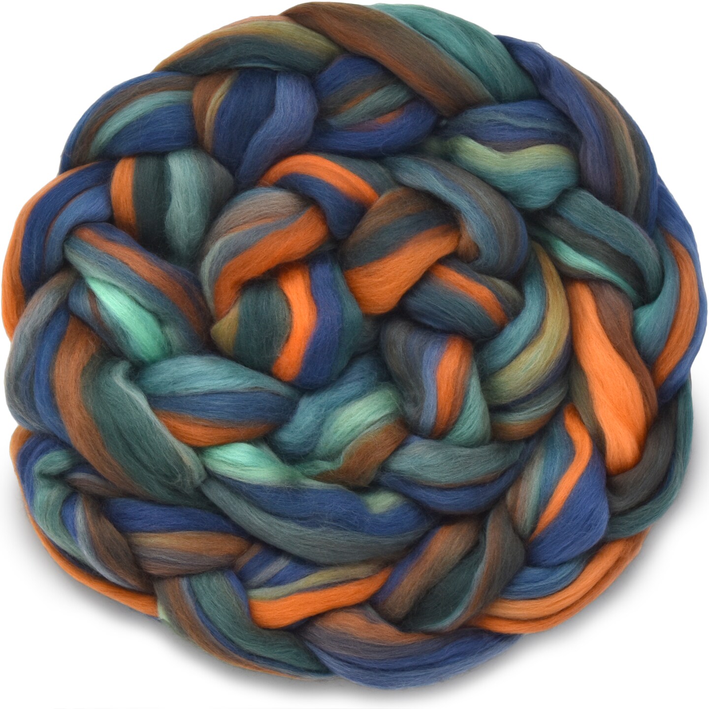 100% Superfine Merino Fiber: Top Notch. Soft Combed Top Roving Color Blend for Spinning, Felting, Weaving